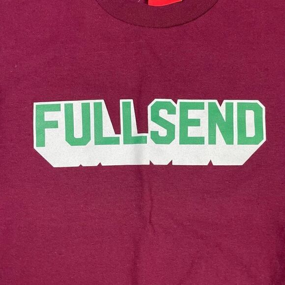 Full Send Nelk Boys OG 3D Logo Graphic Short Sleeve T-Shirt Purple Men’s S NWT - Picture 3 of 5